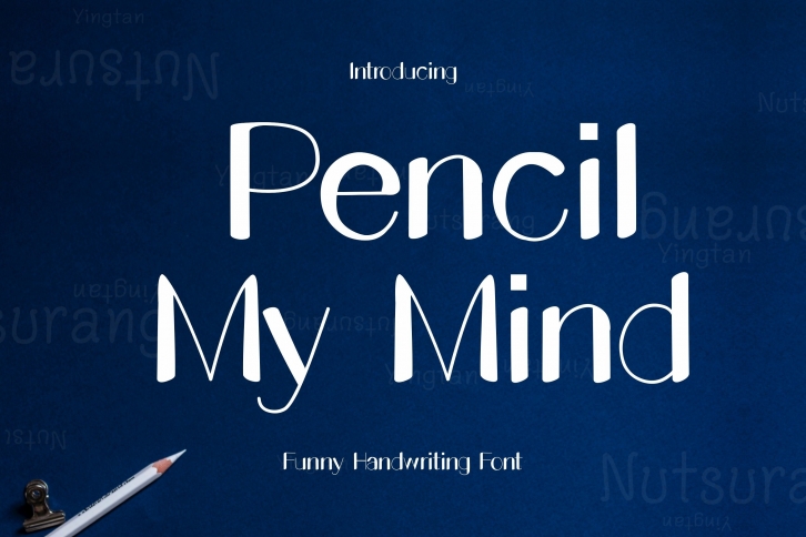 Pencil My Mind Font Download