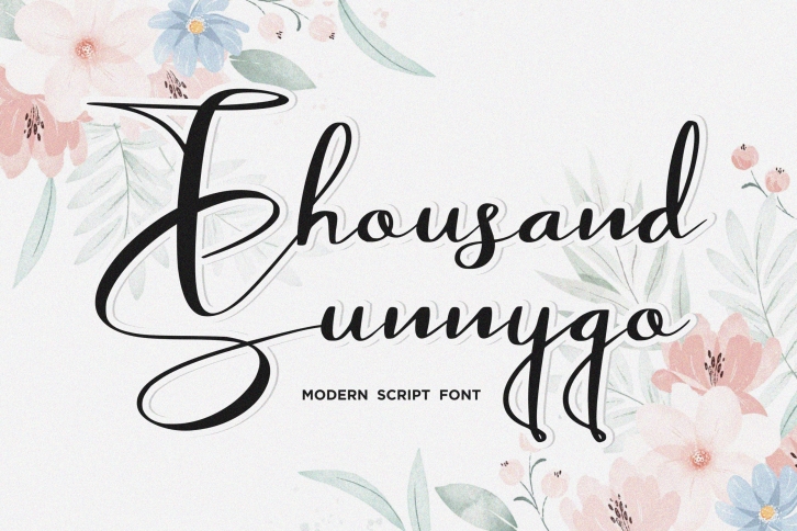 Thousand Sunnygo Font Download