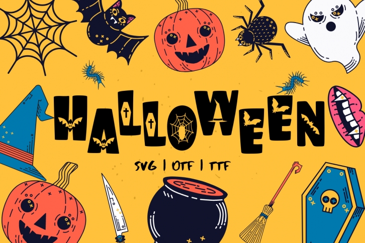 Funny Halloween Font Download