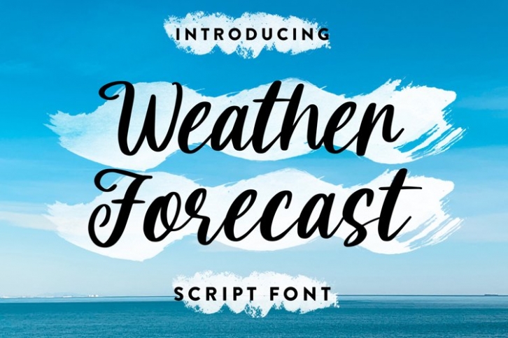 Weather Forecast Font Download