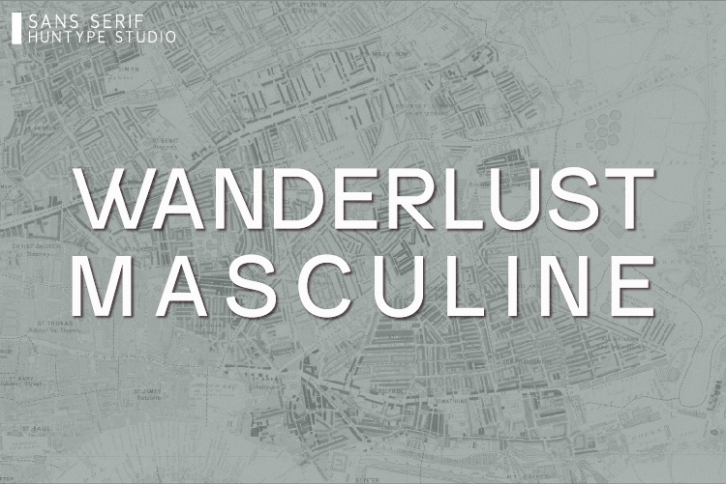 Wanderlust Masculine Font Download