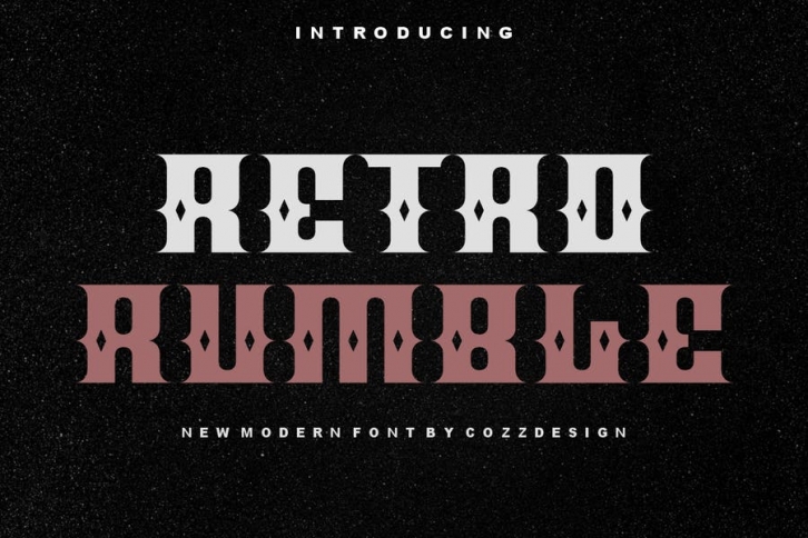 Retro Rumble Font Font Download
