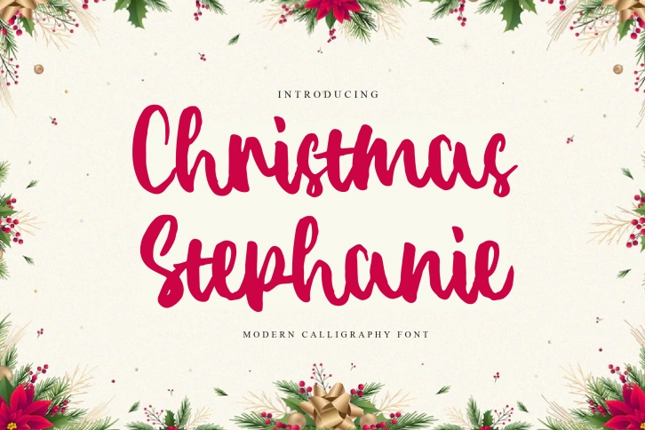 Christmas Stephanie Font Download