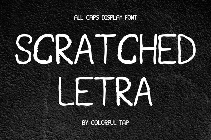 Scratched Letra Font Download