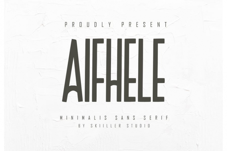 Aifhele - Minimalis Sans Serif Font Download