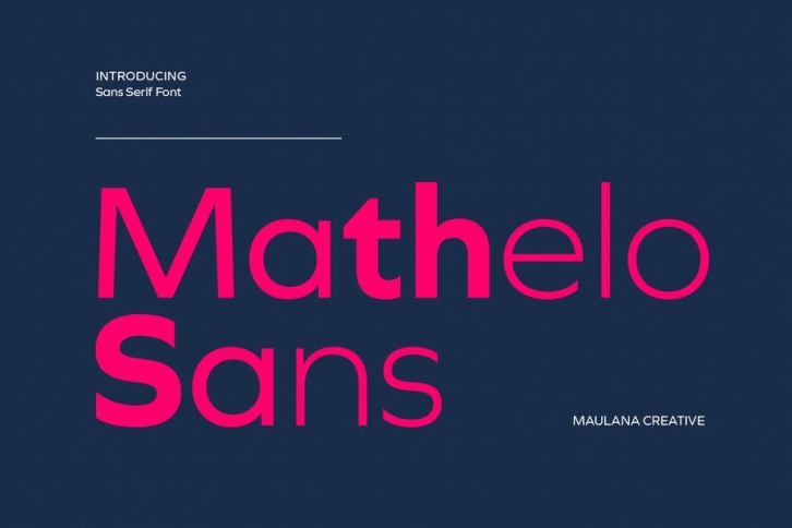 Mathelo Sans Serif Font Download