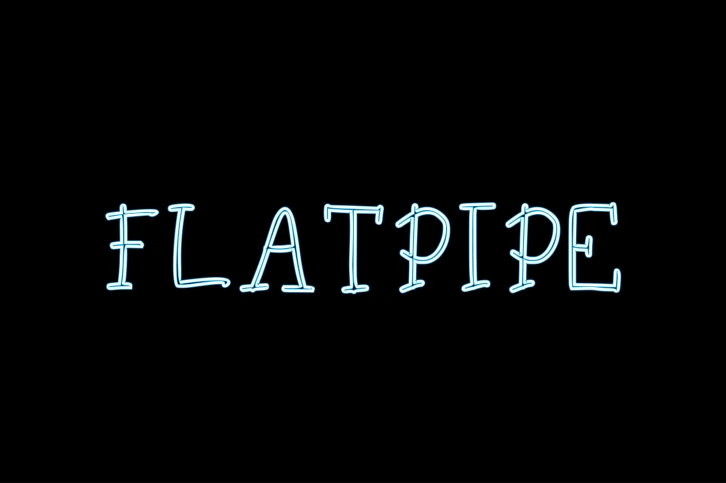 Flat Pipe Font Download