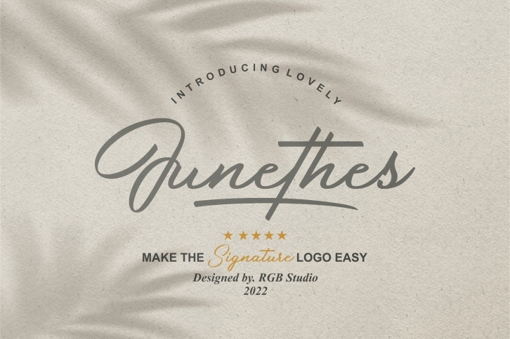 Junethes Font Download