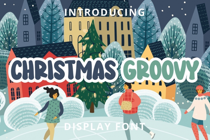 Christmas Groovy Font Download
