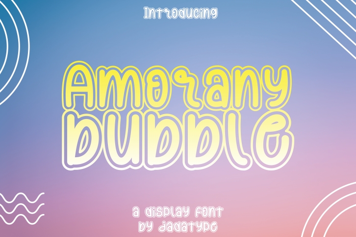 Amorany Bubble Font Download