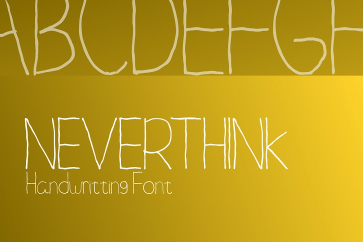 Neverthink Font Download