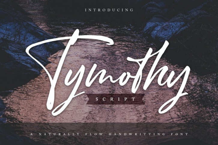 Thymoty | A Naturally Flow Handwriting Font Font Download