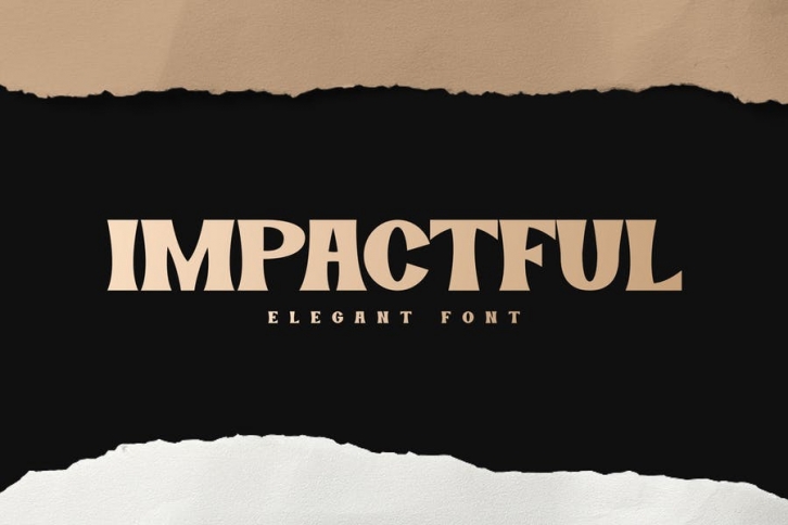 IMPACTFUL â€“ Elegant Font Font Download