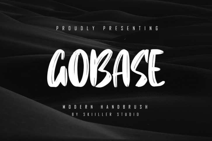 Gobase - Modern Handbrush Font Download