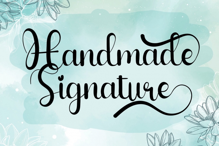 Handmade Signature Font Download