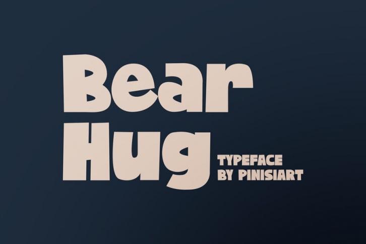 Bear Hug – Bold Font Font Download