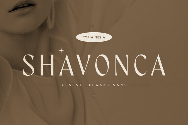 Shavonca - Beauty Classy Elegant Sans Serif Font Download
