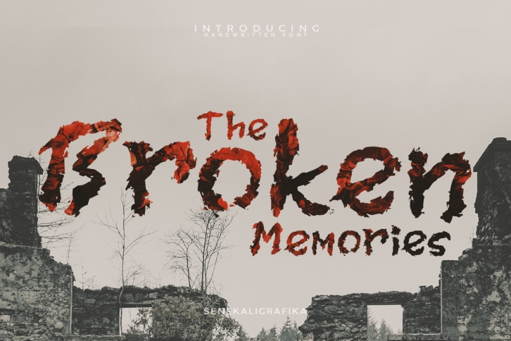 Broken Memories Font Download