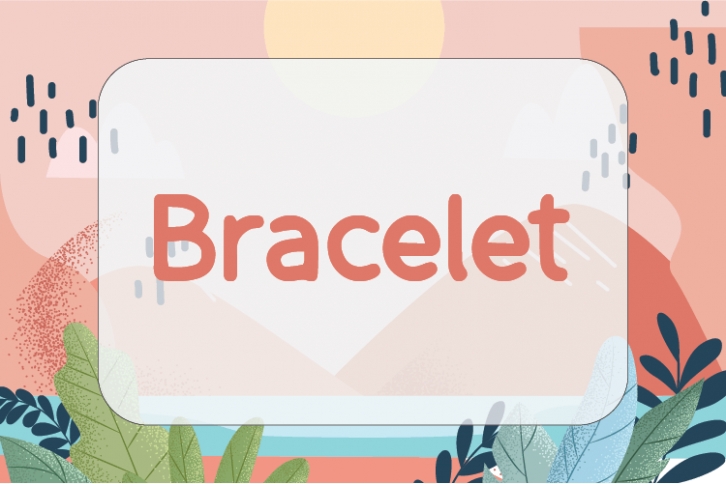 Bracelet Font Download