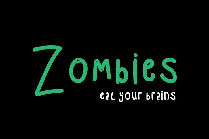 Zombies Font Download