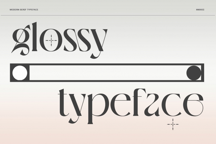 glossy serif Font Download