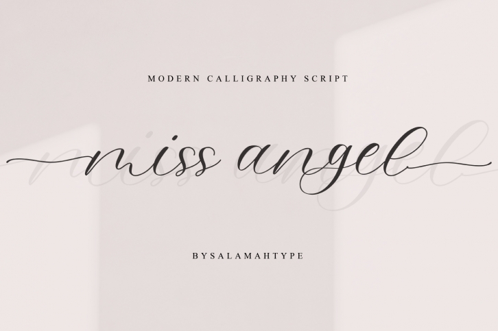 Miss angel Font Download