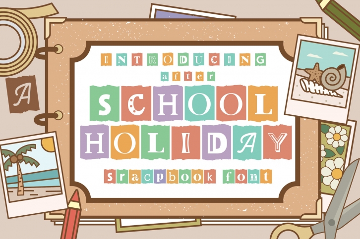 After School Holiday Font Download