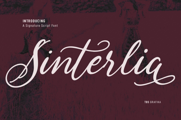 Sinterlia Font Download