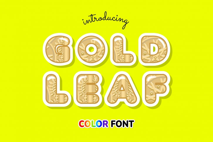 Gold Leaf Font Download