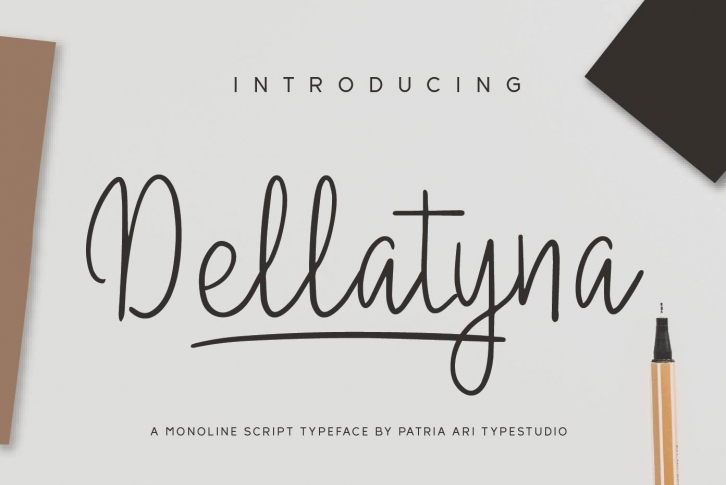 Dellatyna Font Download