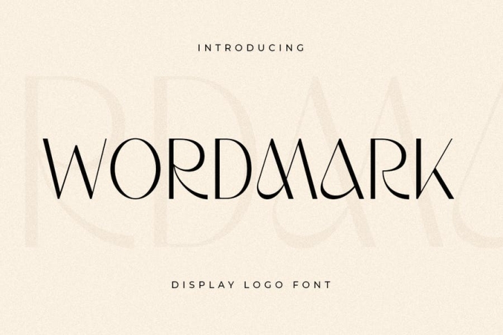 Wordmark - Display Logo Font Font Download