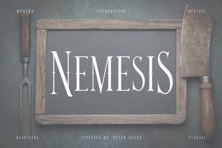 Nemesis Vintage Font Font Download