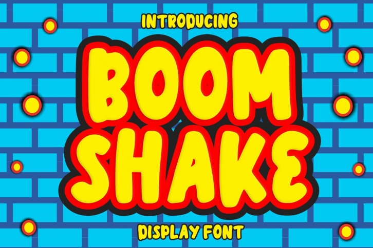 Boom Shake Font Download