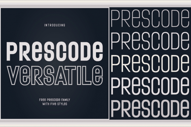 Prescode Versatile Font Download