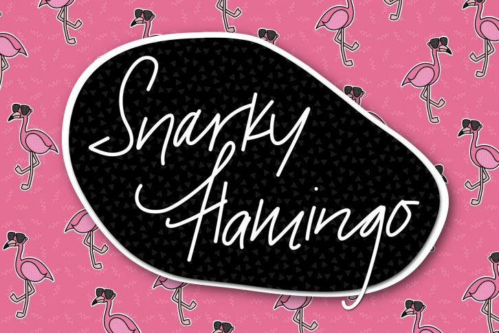 Snarky Flamingo Font Download