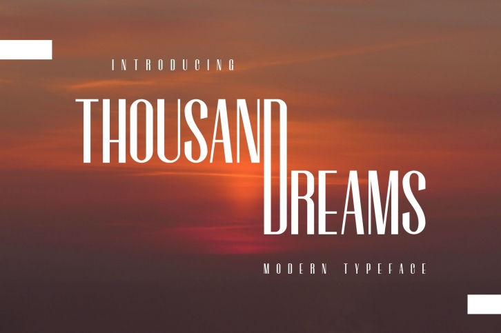 Thousand Dreams Font Download