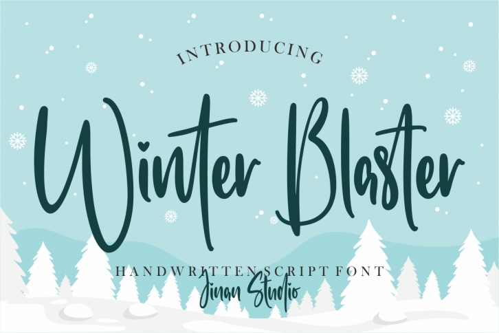 Winter Blaster Font Download