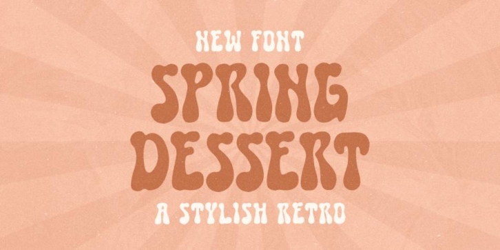 Spring Dessert Font Download