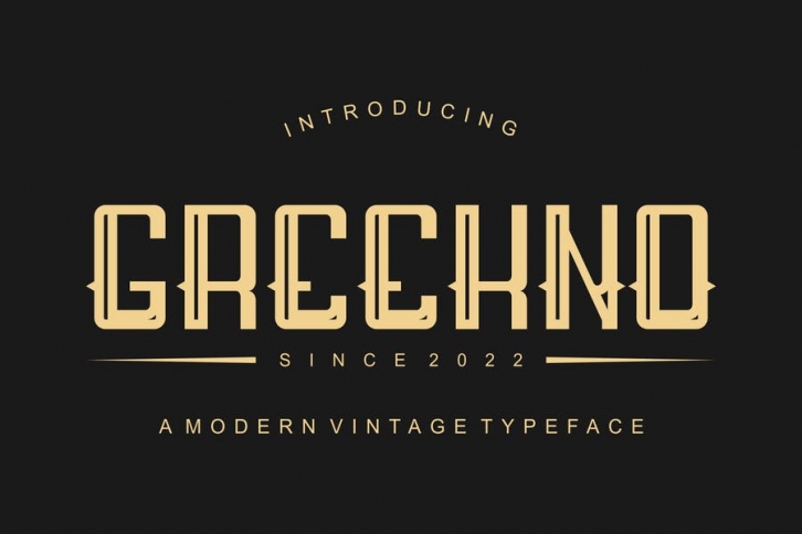 Greekno font Font Download