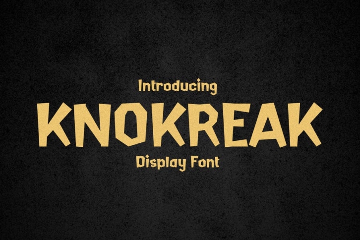 Knokreak Font Download