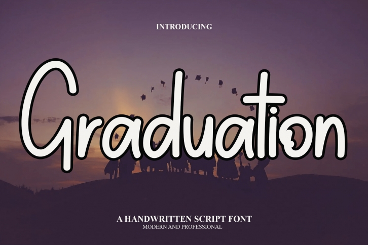 Graduation Font Download