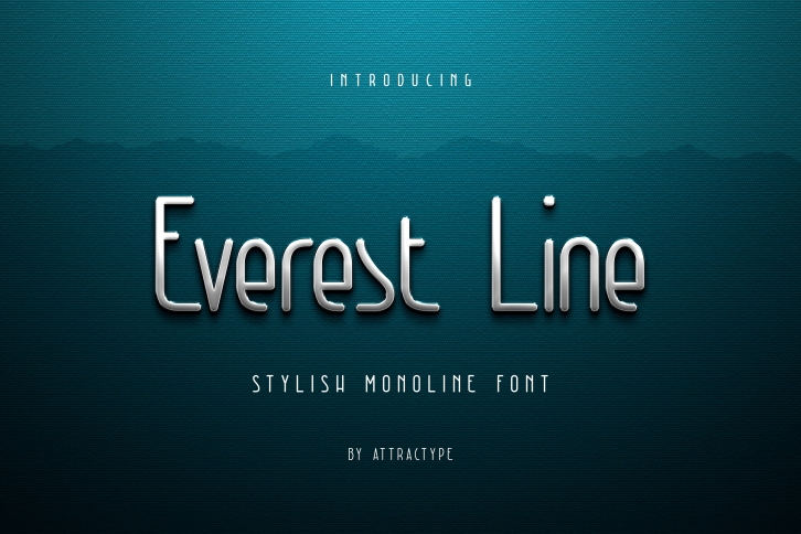 Everest Line Font Download