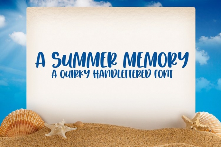 A Summer Memory Font Download