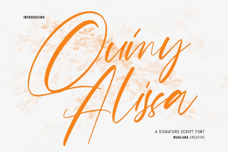 Quiny Alissa Font Download