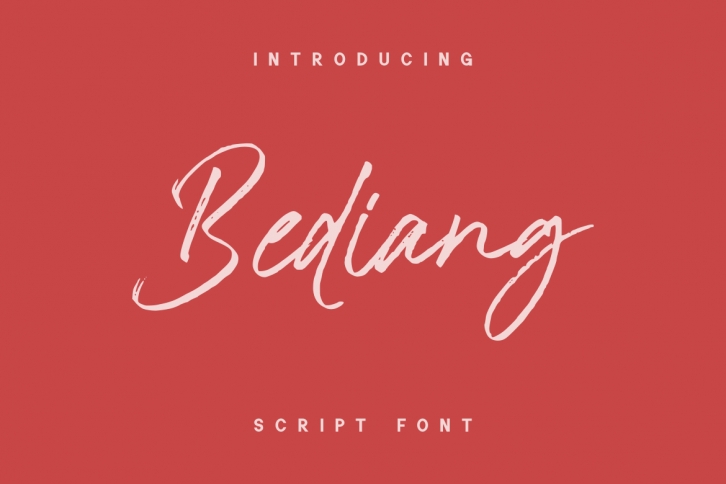 Bediang Font Download