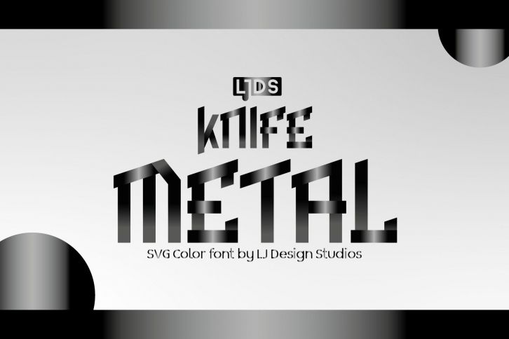 Knife Metal Font Download
