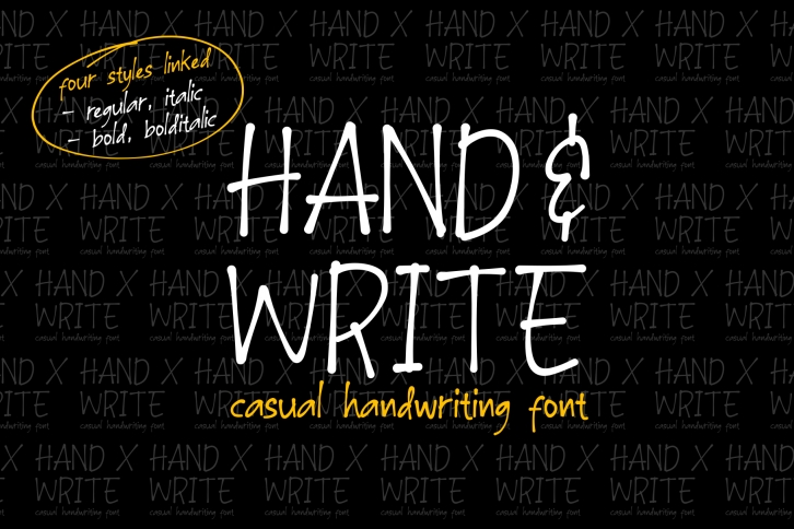 Hand and Write Font Download