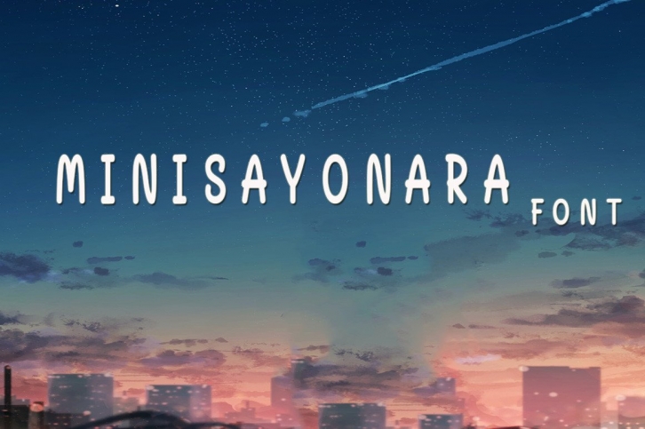 Minisayonara Font Download