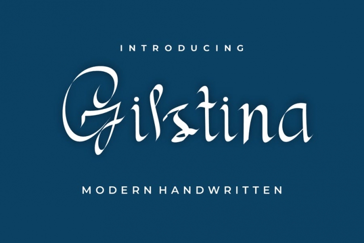 Gilstina Handwritten Font Font Download