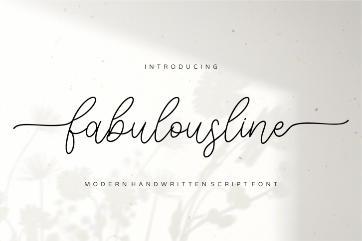 Fabulousline Font Download